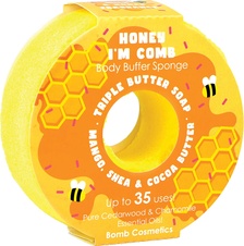Sprchová masážní houba Honey I´m Comb Donut Body Buffer 165g