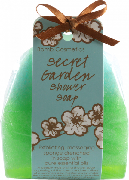 Sprchové masážní mýdlo Tajemná zahrada 