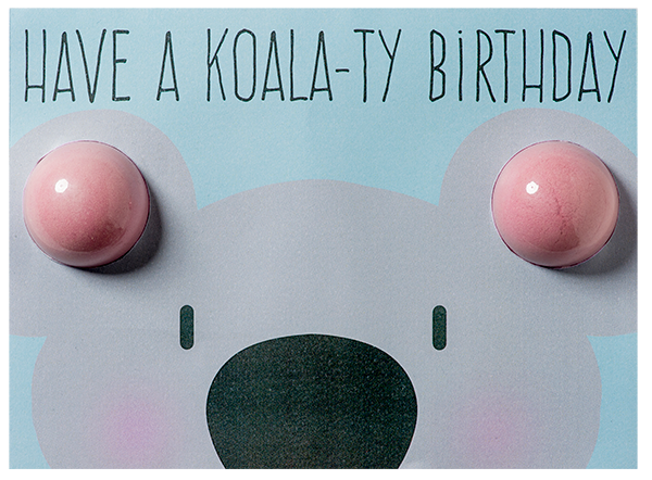 Šumivé přání Koala-ty Birthday card
