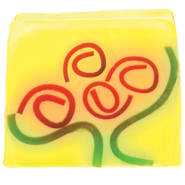 Glycerinové mýdlo Ovocná květina (odlišné zabarvení)